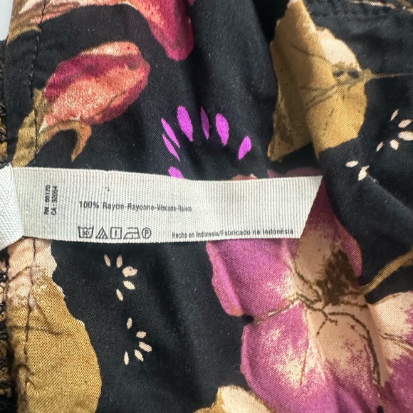 Free People Lattice Lovers Slip Dress - Black Floral - Picture 6 of 6